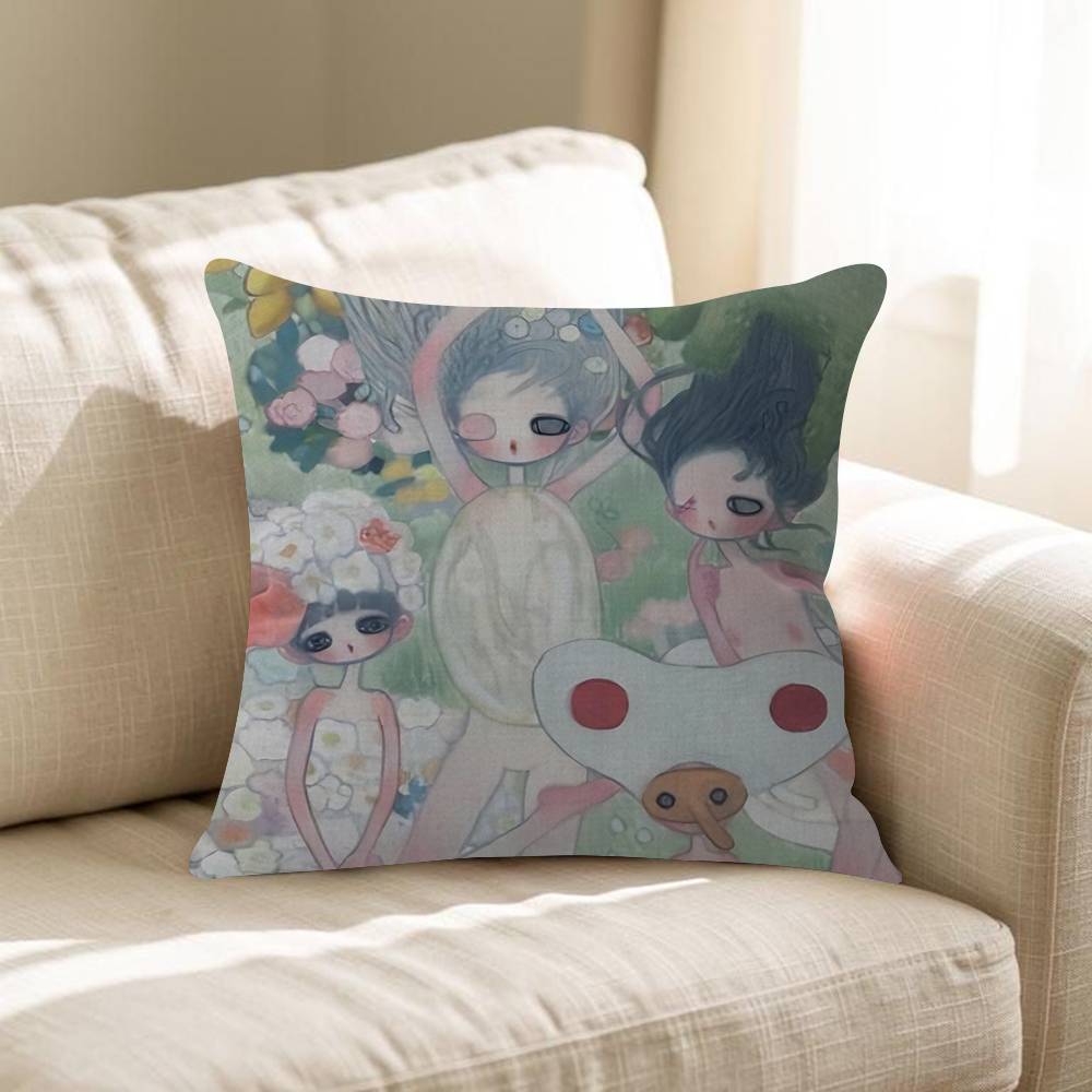 AAya TTakano Pop Art Cushion Cover Car Throw Pillow Case For Sofa Car Christmas Gift