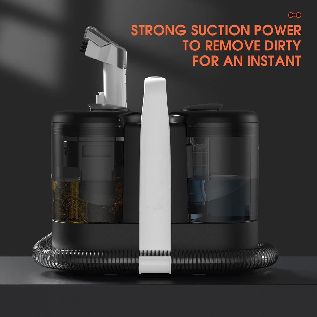 Handheld Portable Carpet Washer Vacuum Cleaner Spot Steam For Sofa And Car Carpet Fabric Cleaning Machine EU Plug