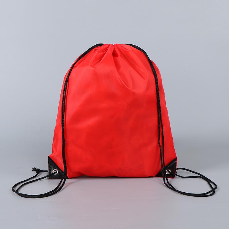 

Waterproof Polyester Drawstring Sports Backpack for Men & Women красный