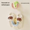 Suction Cup Slipper Rack & Hook Set