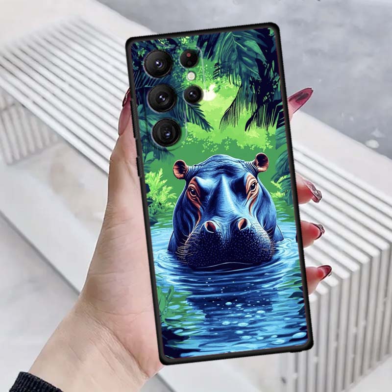 

Tung Tung Sahur Anime Art For Samsung Galaxy S26 S25 S24 S23 S22 S21 S20 Ultra Plus FE 5G Black Soft TPU Phone Case Galaxy S24 FE