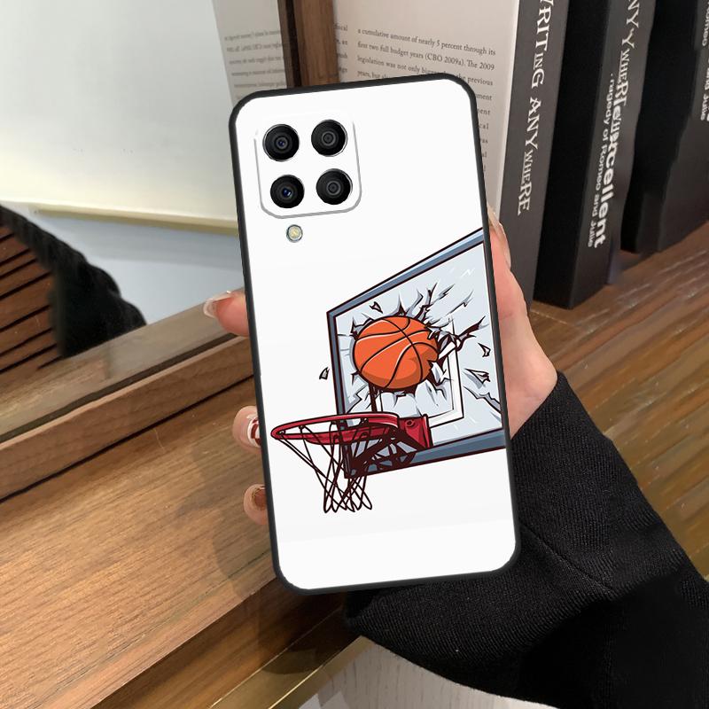 Basketball On Fire Case For Samsung Galaxy M13 M53 M51 M31 M11 M14 M34 M54 M12 M32 M52 M16 M36 M56 M15 M35 M55