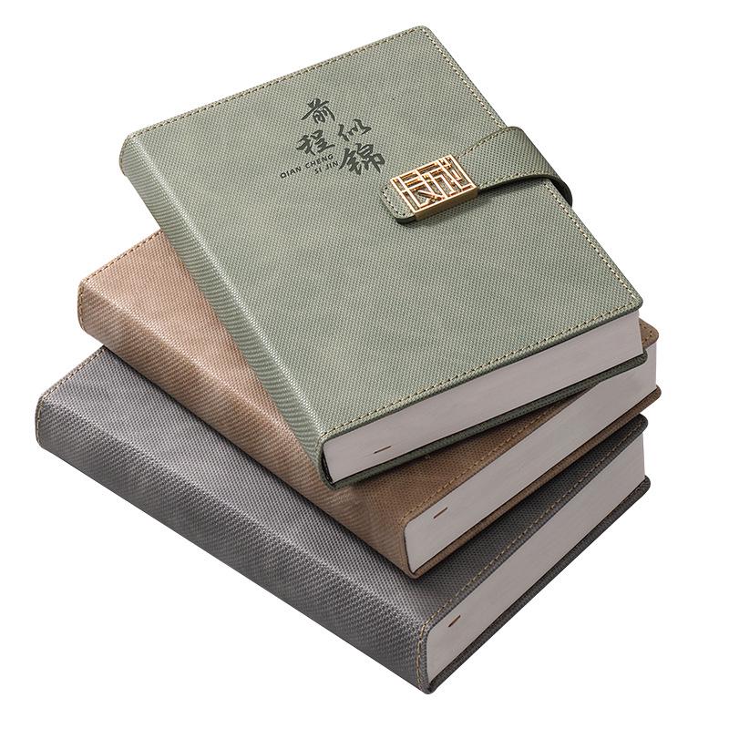 A5 Custom Logo Thickened Business Notebook Gift Set with Diary