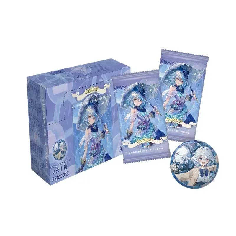 Genshin Impact Card Star Candle Chapter Thousands of Roses Bring The Dawn of The Collection of Cards Classic Luxury Card