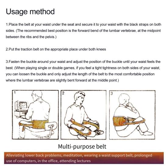 Sitting Posture Corrector Brace Adjustable Men Women Yoga Meditation Sitting Posture Trainer Belt Back Straightener Scoliosis Hunchback Correction