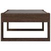 Infinity LED Coffee Table in Brown Oak Effect 70 x 53 x 30 cm