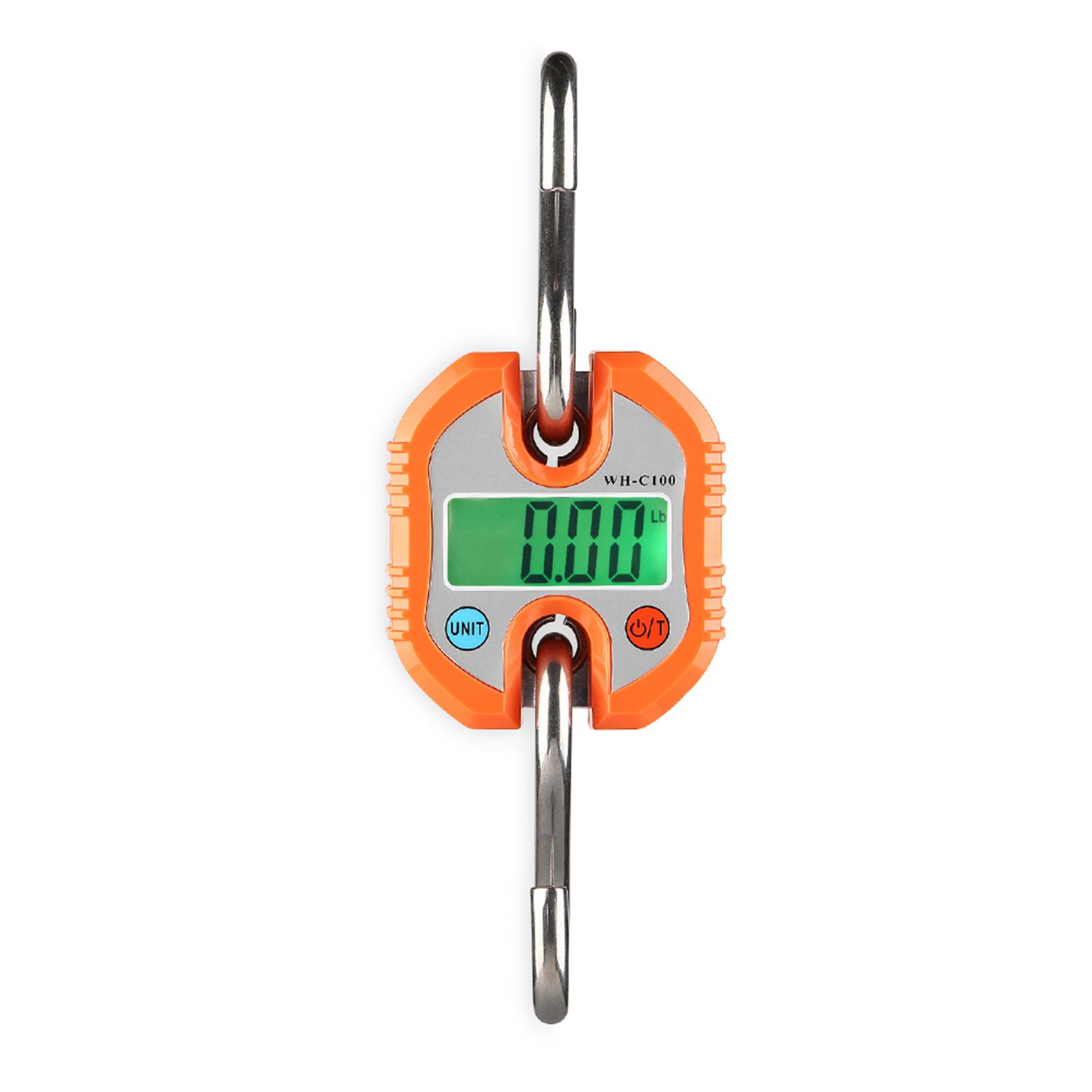 Mini Portable Electronic Scale Digital Luggage Scale Fish Scale With Zero Tracking And Tare Function 150kg Double-Range Scale