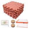9Pcs 32x32cm Foam Knitting Blocking Mat Set with 100Pcs 38mm T Pin and Wood Needle Holder For Granny Square Making