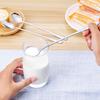 2Pcs Dessert Grade Spoons Food Rust-proof Stainless Steel Milk Coffee Dessert Honey Soup