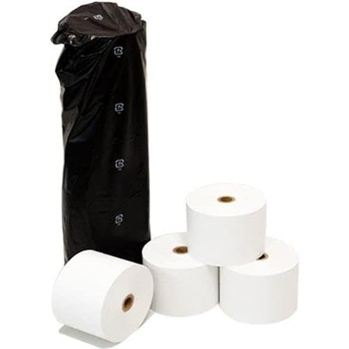Genuine Bizcom Product, Mitsubishi Paper Co., Ltd. Domestic Thermal Register Paper Roll, 58mm Width X 80mm Outer Diameter X 12mm Inner Diameter, 10 Ro
