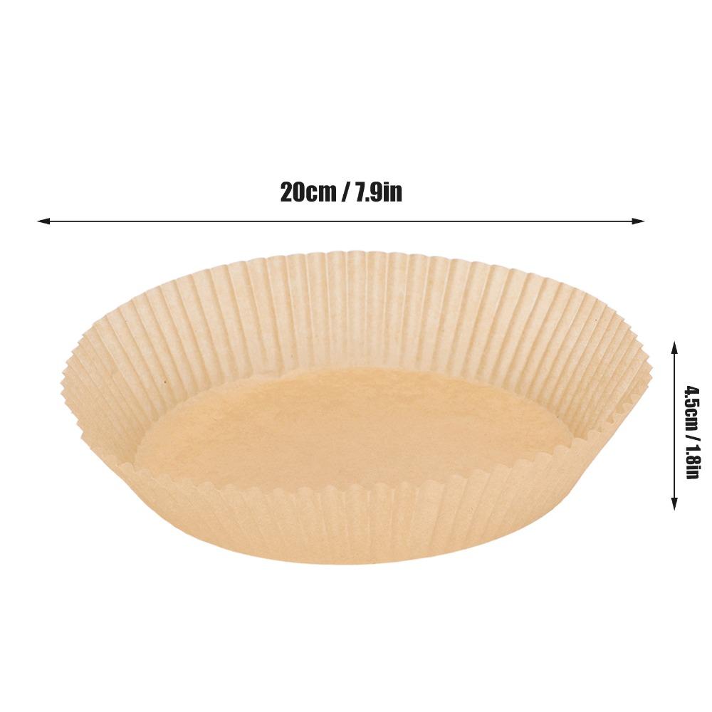 100Pcs Oil Absorbing Fryer Liners High Temperature Tolerant Baking Paper Liners For Cooking