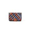 Pravá kůže Tkaná Barevně blokovaná Krátká peněženka Velkokapacitní Více slotů Skládací Taška s přezkou