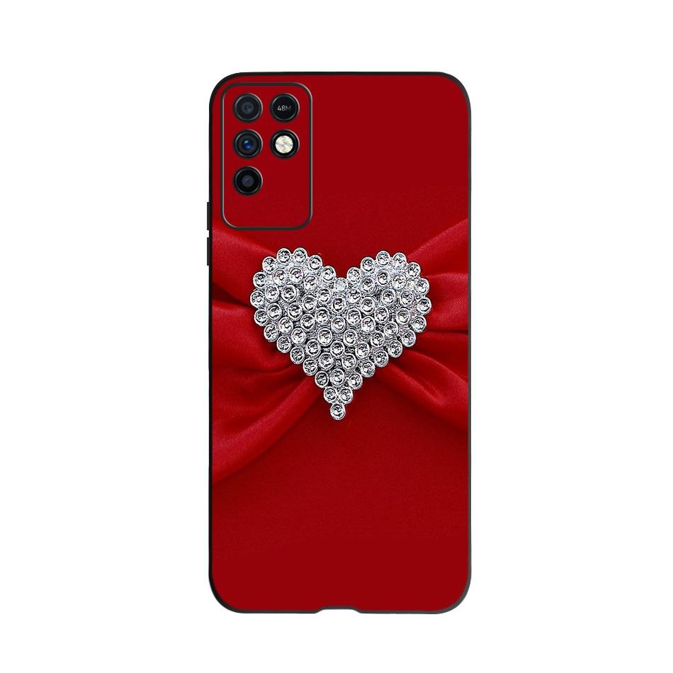 Phone Case For Infinix Note 10 Case 6.95" Soft Silicone TPU Back Cover For Infinix Note10 X693 Coque Cute Animal Fundas Bumper