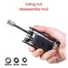Professional 16 In 1 Multifunction Bicycle Repair Tool Kit Portable Folding Mountain Road Bike Maintenance Emergency Tools