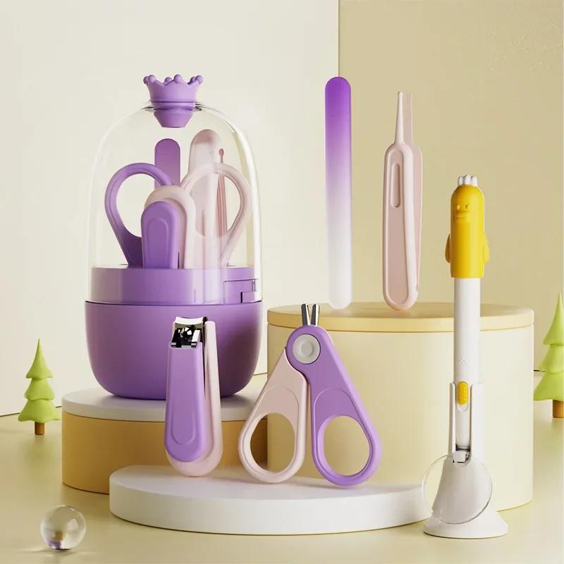 Newborn Baby Nail Daily Care Kit Newborn Baby Beauty Cleaning Care Products Safety Nail Set Baby Gift Baby Nail Trimmer