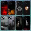 Classics Horror Games Silent Hill 1 2 3 4 Heather Phone Case For IPhone12 13 14 15 16 17Pro Max Plus Classic Black Soft Shell