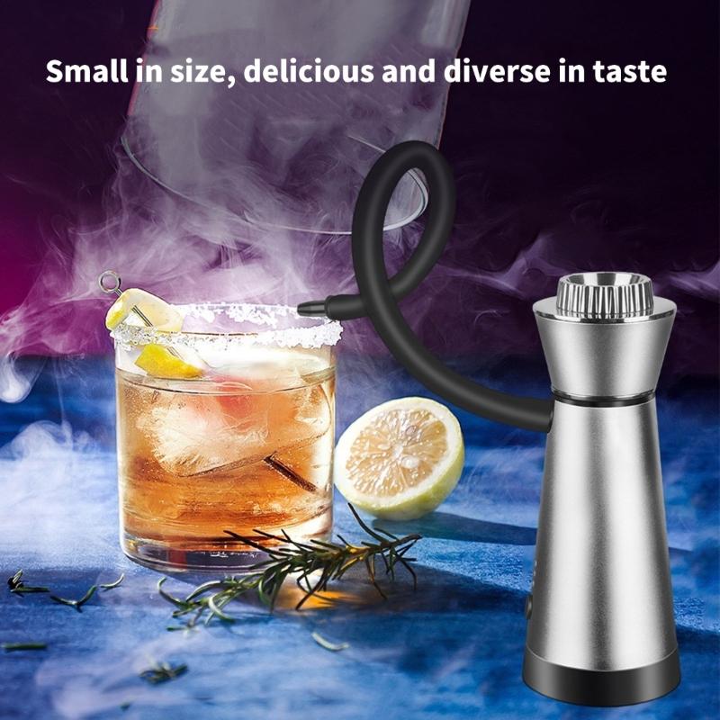 Tragbarer Räucherinfusor mit Holzchips Rauchgeschmacks-Infusor-Pistolen mit Holzchips für Küche BBQ Cocktails Verwendung