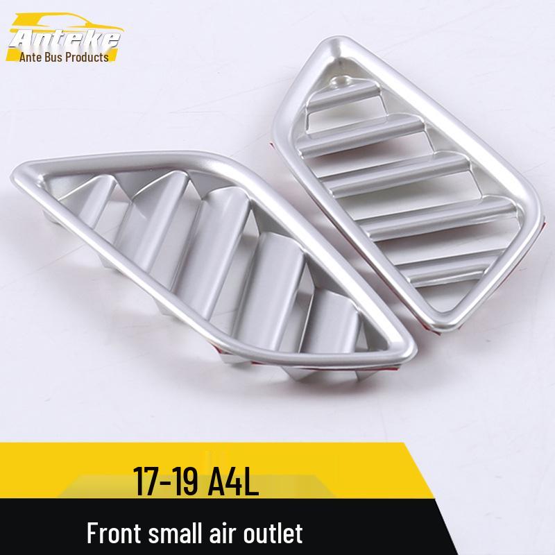 Fits 17-19 A4L: Front Air Vent Trim & Headlight Switch Sticker