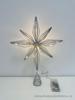 Wrought Iron Luminous Glitter Treetop Star Christmas Decoration