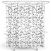 Sexy Boobs Shower Curtain Boob Feminine Feminist Seamless Breast Pattern Bathroom Curtains Polyester Bathroom Screen with Hooks