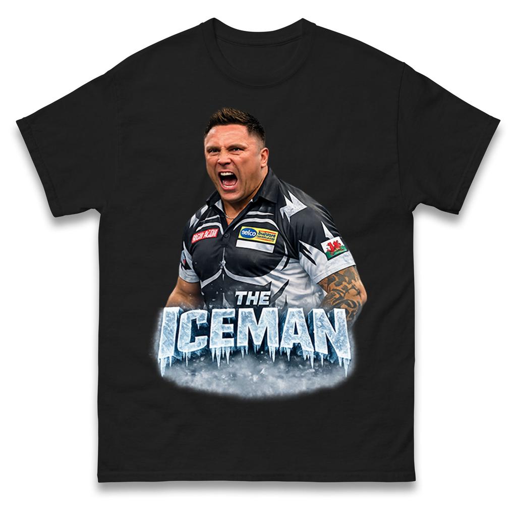 Gerwyn Price The Iceman T-Shirt T-Shirt Herren Damen Unisex Oberteile T-Shirts