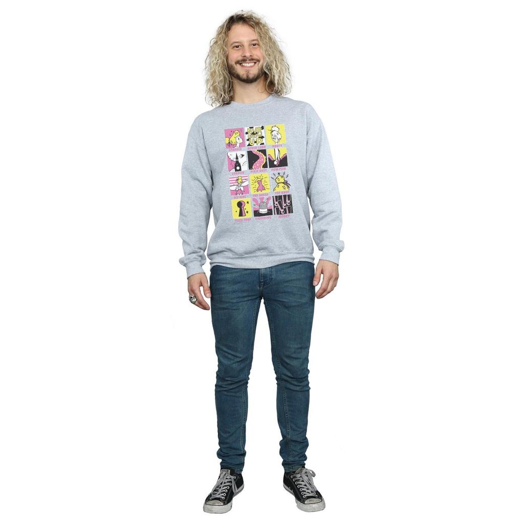 Disney Mens Tinkerbell Squares Sweatshirt
