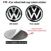 4Pcs 56/60/65mm Car Wheel Center Cover Stickers Hub Cap Badge For Volkswagen VW R Polo Passat Rline Golf Tiguan Jetta GTI TouranNB8