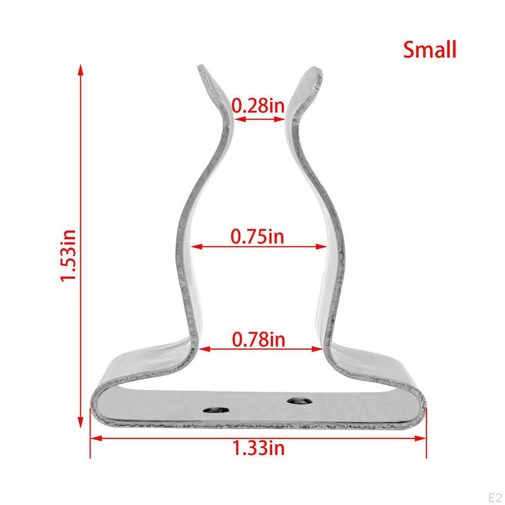 Boat Hook Holder Clips Marine Spring Clip Durable, Fixture, Clamp Oar