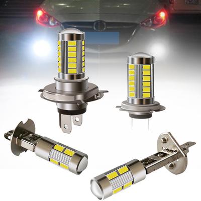 1pc H4/ H7/ H1/ H3 LED Front Fog Light For Motorcycles And Automobiles 360° No Dead Angle Lighting Universal 6000K Car Lights