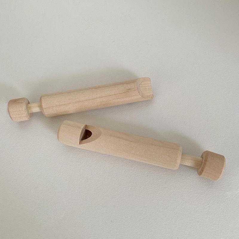 Handmade Solid Wood Bird Song Tube with Stopper, Portable Handheld Musical Tool, Ideal for Outdoor Fun & Creating Beautiful