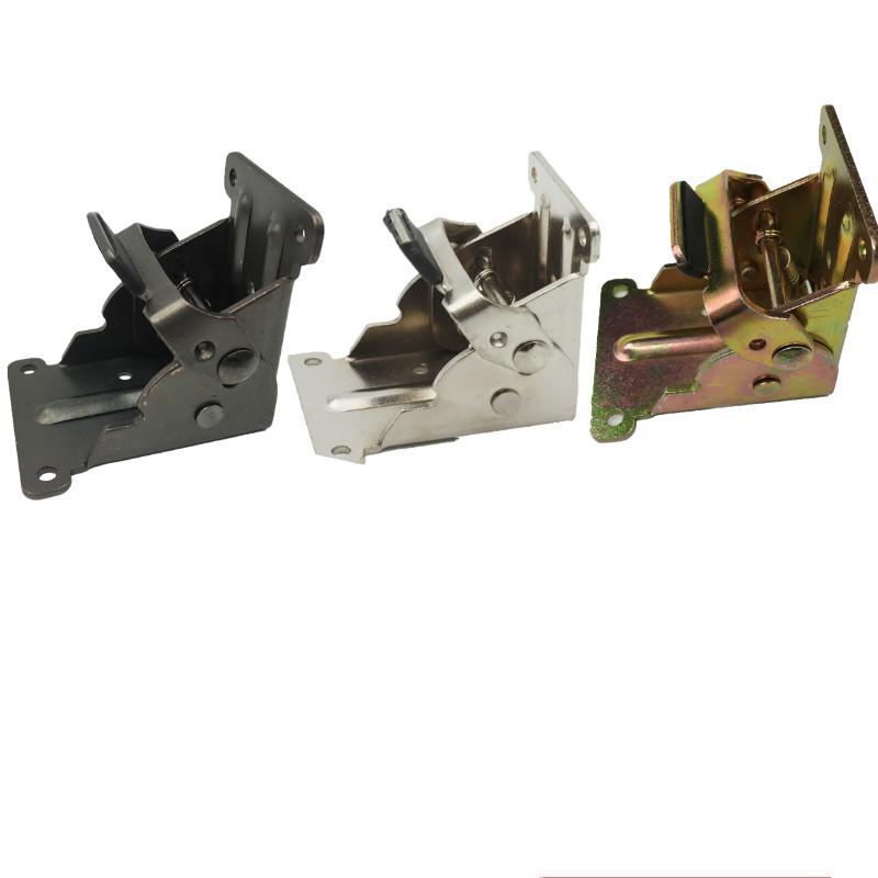 Iron Folding Hinge Table Leg Brackets Foldable for Table Chair Extension Tables Foldable Self Locking Fold Feet Hinges