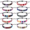 Bohemian Ethnic Style Colorful Woven Fabric Bracelet