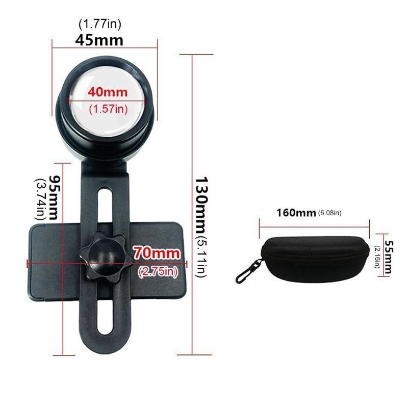 Stable Kirsite Construction Mobile Macro Magnifiers for Enhancing Longevities and Corrosion Proof in Photography