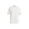 Drop Shoulder Sleeve T Shirt Women's White (Unisex) T-Shirts IK8614