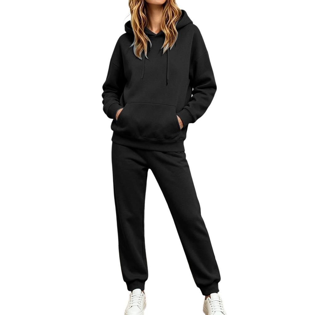 Women's Loose Fit Hoodie and Jogger Pants Set Casual Comfortable Two Piece Matching Outfit