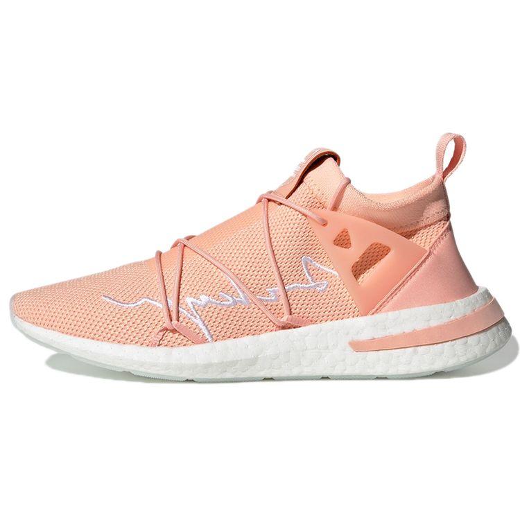 

Adidas Originals Arkyn Knit Удобная спортивная ткань Нескользящие Дышащие Низкие Повседневные Кроссовки для бега Женские кроссовки Розовые Белые EG1845 36⅔