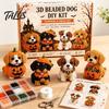 DIY Craft Set for Kids 3D Halloween Dog Art Set, Beaded Puppy Kit, Cute Healing Kit Adults Animal Beginners Adults, Home Desk Decor Decorative Beads