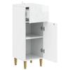 Bathroom Storage Cabinet DELFT High Gloss White