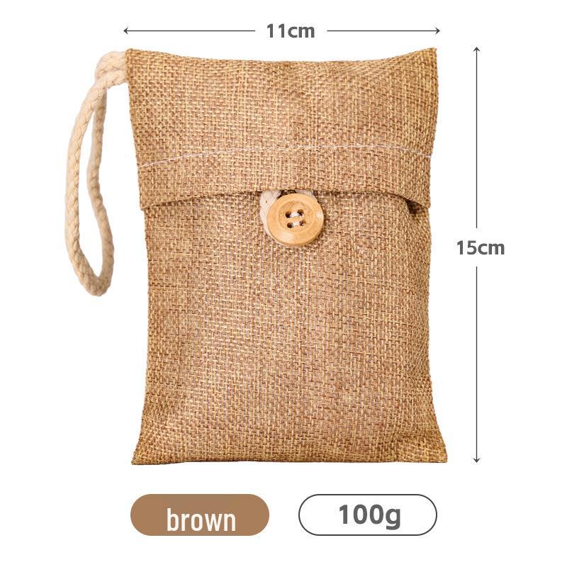 Bamboo Charcoal Pack: Formaldehyde Remover & Deodorizer for Home, Car, Furniture; Moisture-Absorbing, Quick Setup