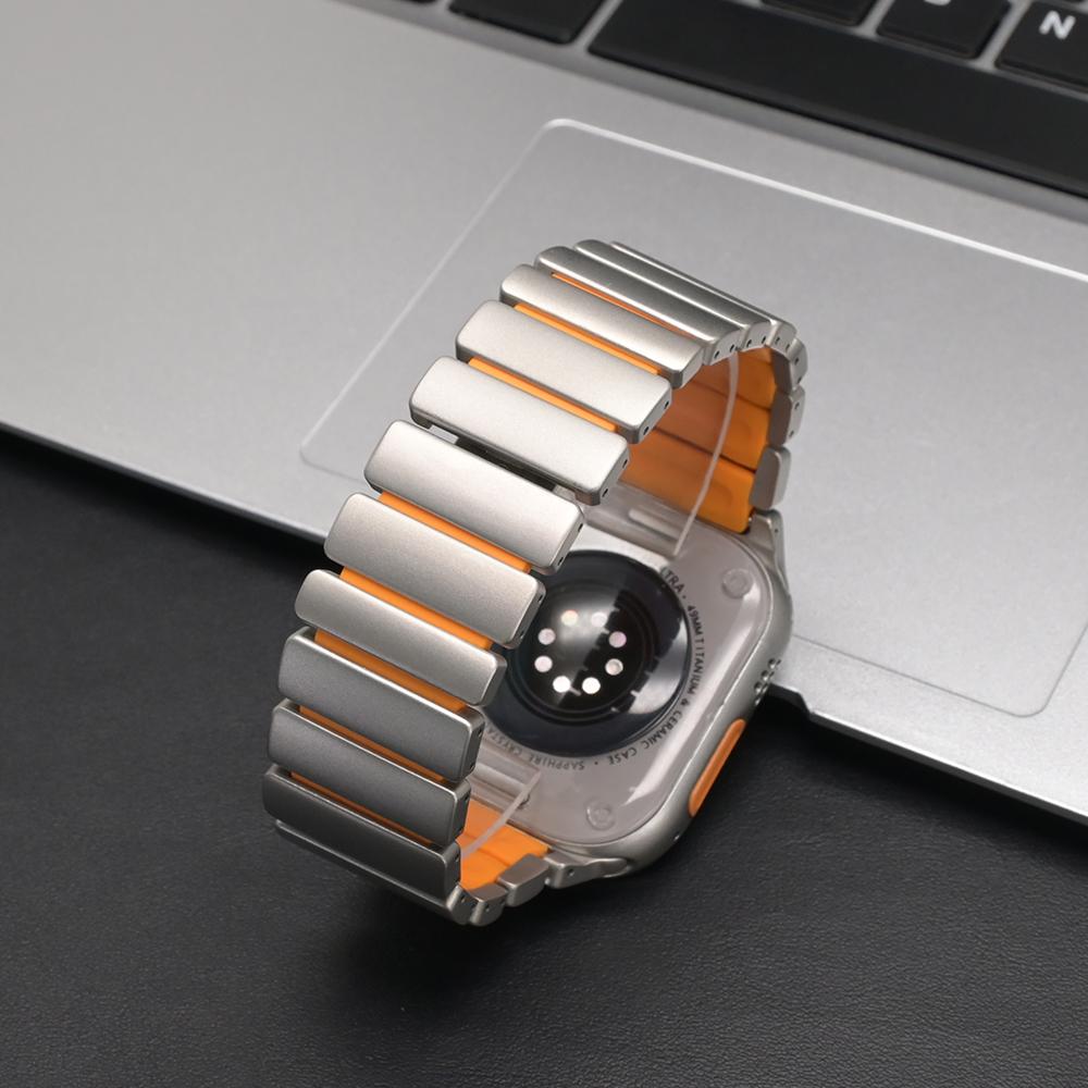 Titanium Watchband for Apple Watch Ultra 3 2 Series 11 10 9 8 7 6 SE3 Butterfly Clasp Strap for Iwatch 49mm 46mm 45mm 44mm Belt
