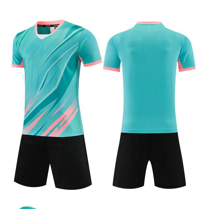 Soccer Jersey Set Short Sleeve Shorts Quick Dry Breathable Comfortable Sportswear Men Women