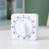 60 Minutes Mechanical Kitchen Timer Square Countdown Alarm Reminder for Cooking Baking Food Preparation Timing Tool