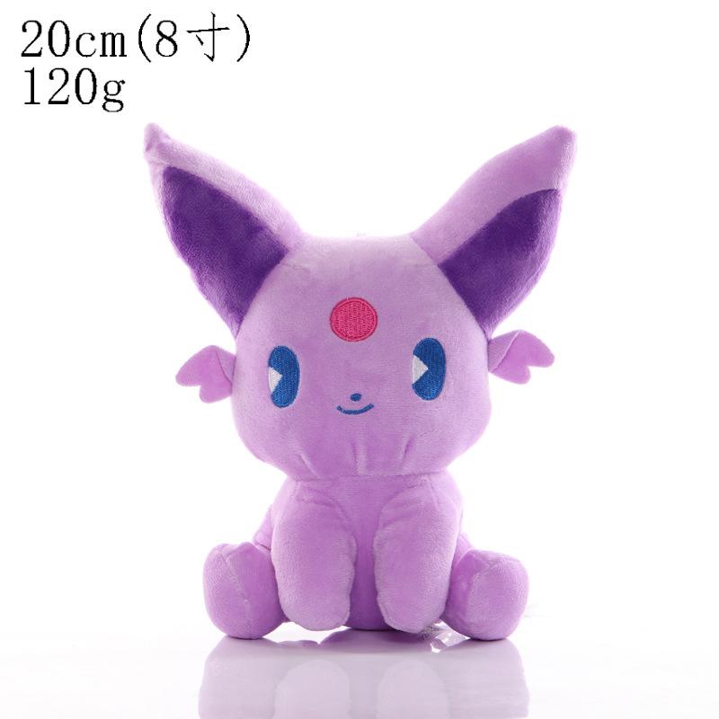 Eevee Family Peluche Plush Toy Pikachu Flareon Vaporeon Espeon Umbreon Leafeon Sylveon Stuffed Doll Hobbies Xmas Gift