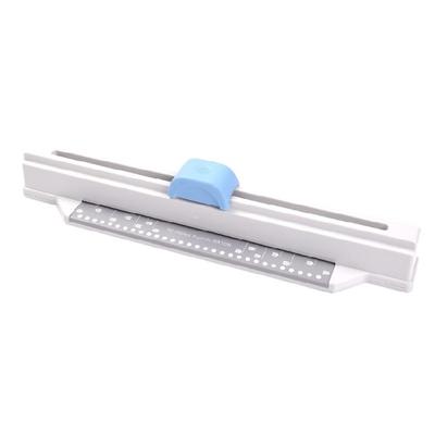Perfurador de 30 Furos Perfurador de Furos Deslizante para Papel, Perfurador Manual de Papel de 30 Furos para Folhas Soltas Material de Escritório