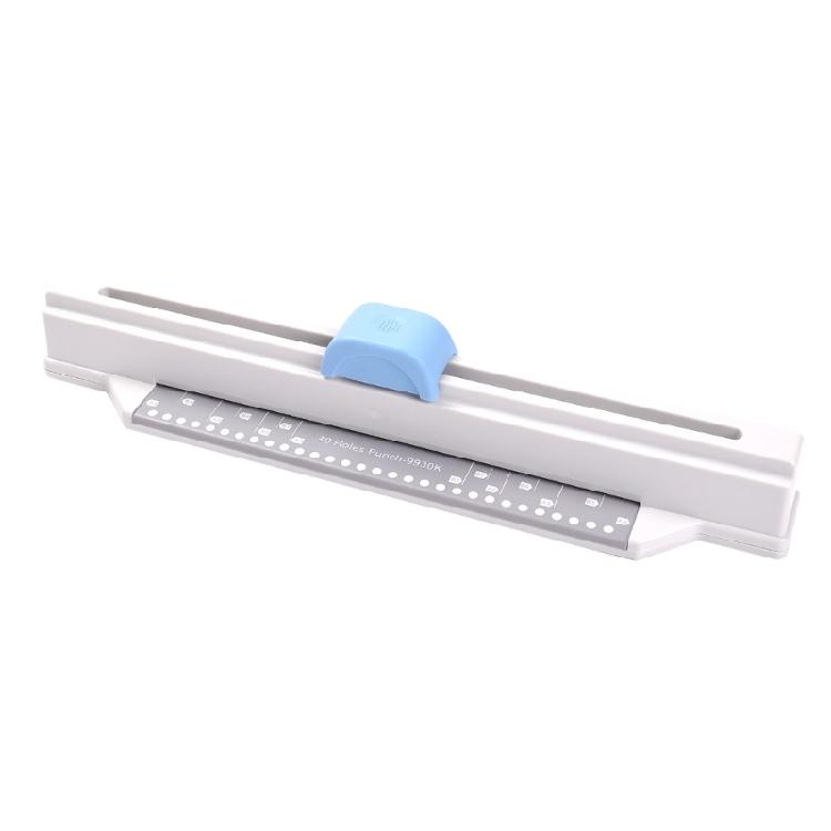 30 Holes Punchersliding Paper Hole Puncher, 30 Holes Punch Manual Paper Puncher for Loose Leaf Sheets Office Supplies 1