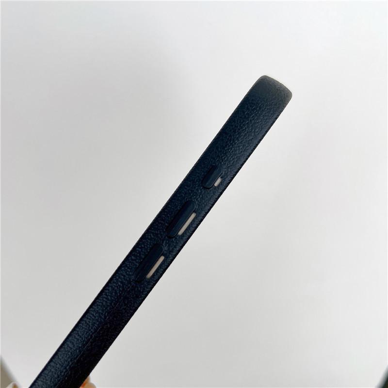 Simple Leather Texture Drop-proof Case for iPhone 16/15/14/13/12/Apple 17 Pro, Solid Color, New Model