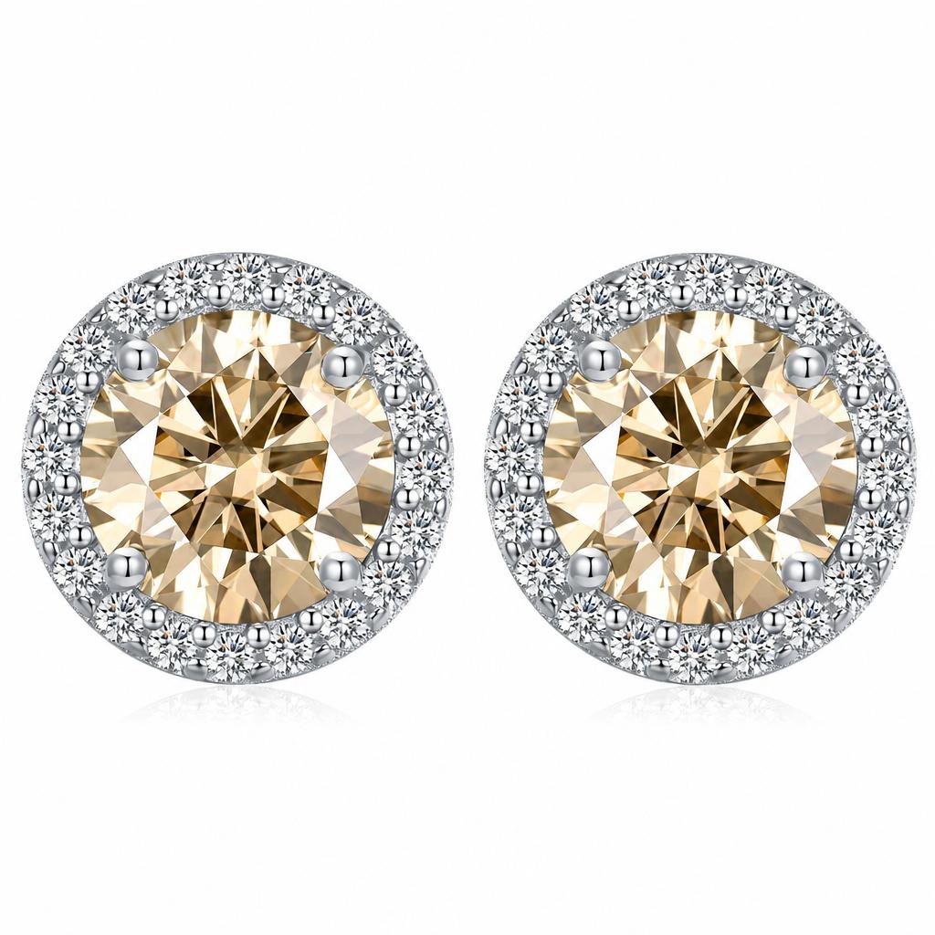 HIPHOP D VVS1 Color Moissanite Stud