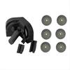 2025+ Black Multi-Functional Drill Bit Sharpener Tool with 6 Pcs Grinding Wheels