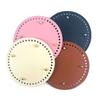 Fondos de Bolsos de Cuero con 48 Agujeros Hecho a Mano Redondo Moldeador de Fondo de Bolso Diá 15cm/5.91'' Accesorios para Bolsos DIY para Bolsos de Punto
