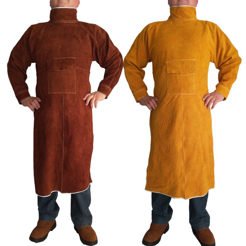 Heavy-Duty Cowhide Welding Apron with Sleeves